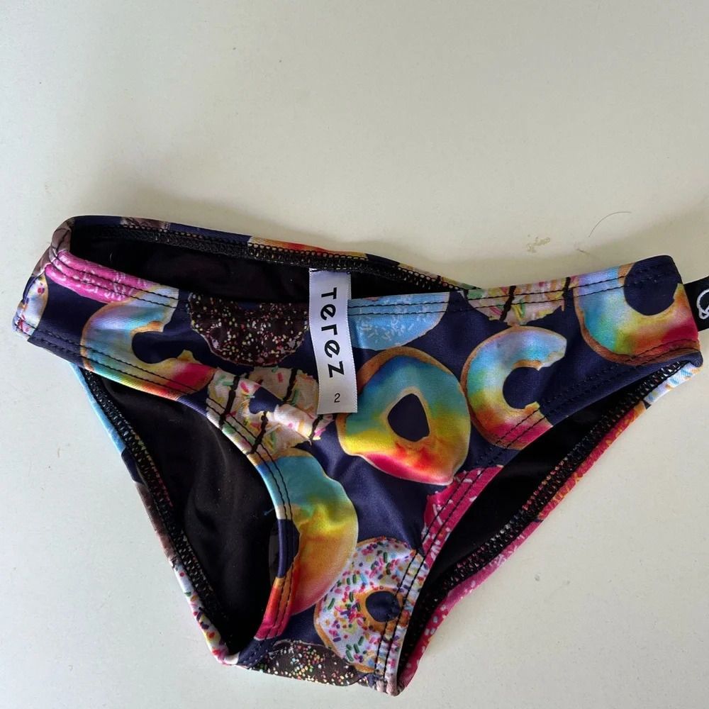 New Zara Terez swim bottoms only donuts 2T